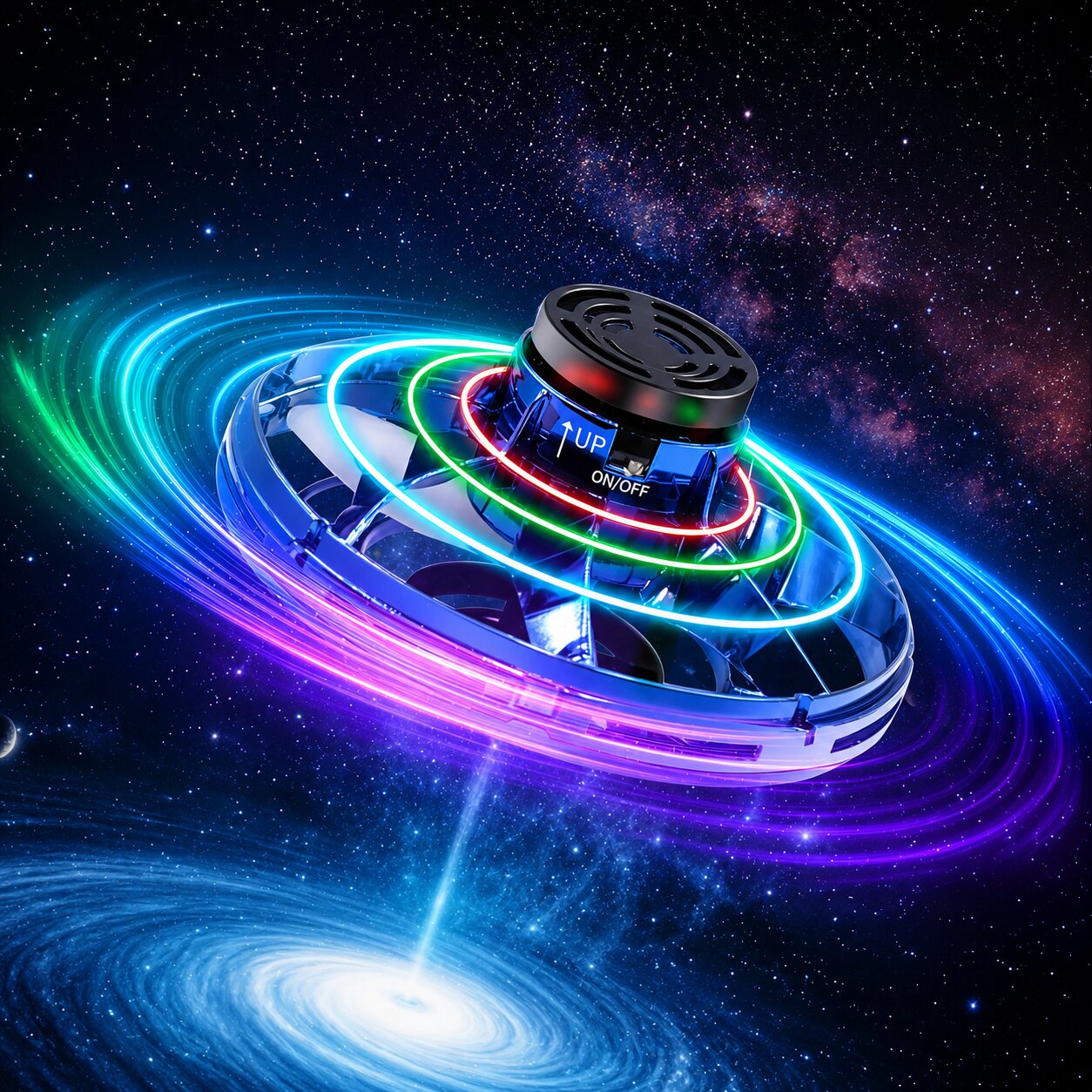 SPINRANG - Motorized Boomerang Flying Spinner